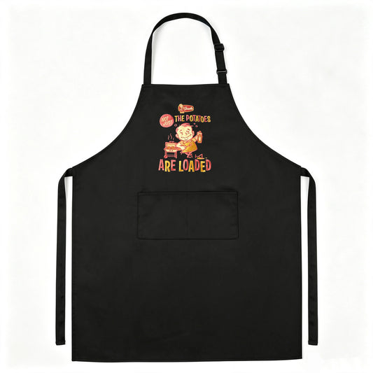 Professional Grade Adjustable Grilling Apron with High-Density Embroidery & Reinforced Pocket