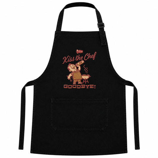 Professional Grade Adjustable Grilling Apron with High-Density Embroidery & Reinforced Pocket