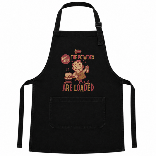 Professional Grade Adjustable Grilling Apron with High-Density Embroidery & Reinforced Pocket