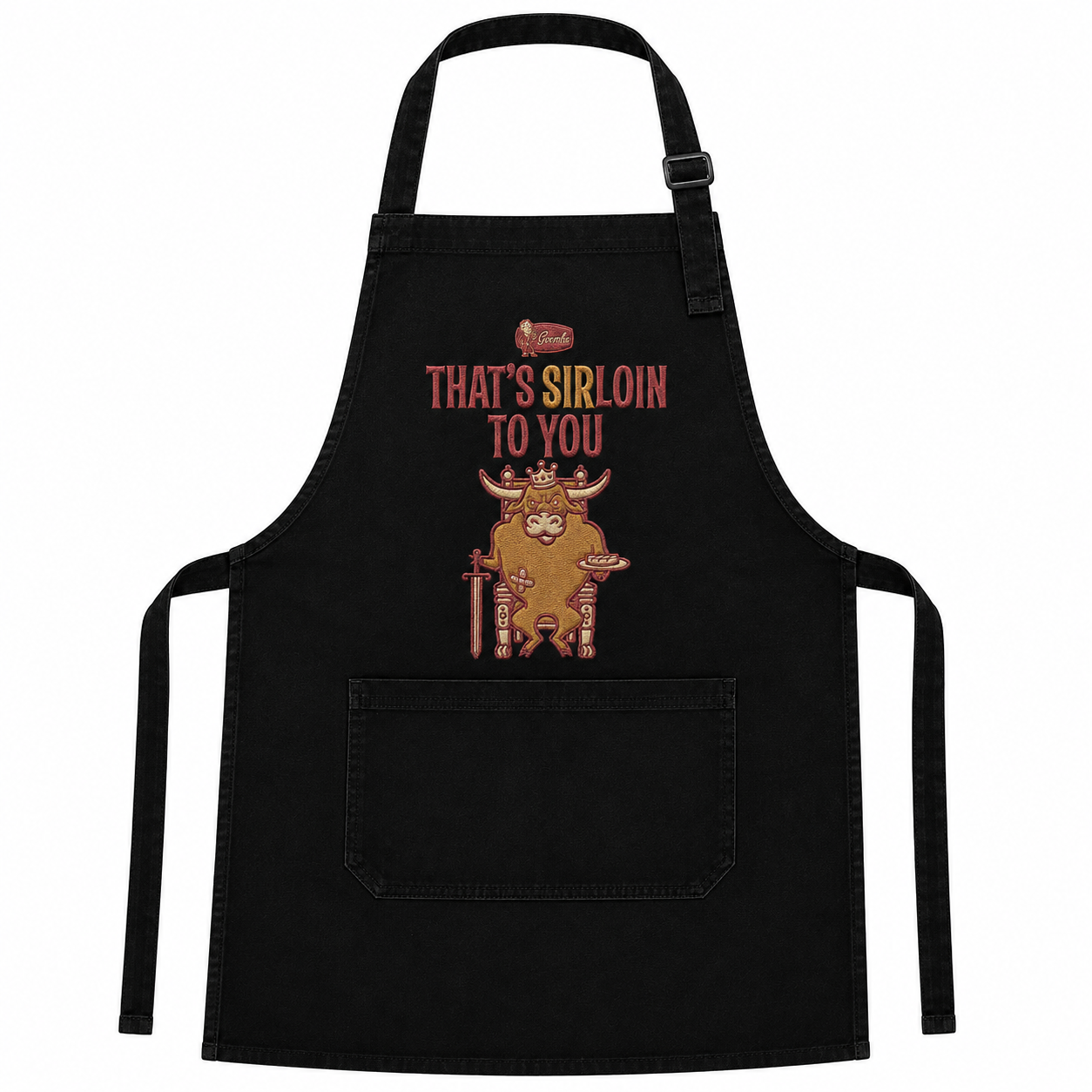 Professional Grade Adjustable Grilling Apron with High-Density Embroidery & Reinforced Pocket