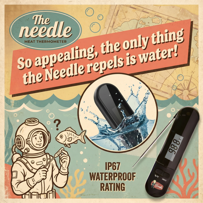 Digital Meat Thermometer with Smart Probe — Goomba's The Needle Instant Read, Motion Sensor, 1-Year Warranty